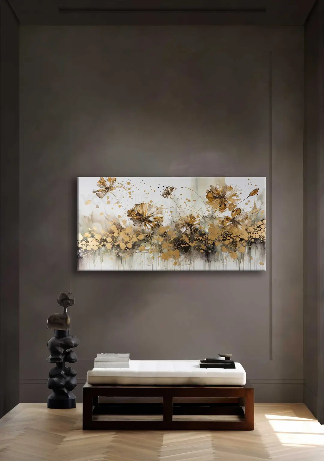 Abstract Art Flowers Dekoratif Kanvas Tablo - VOOV2565 2