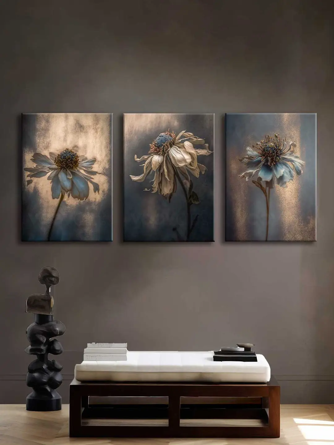 Kanvas Duvar Tablosu 3'lü Canvas Tablo Seti - VOOV4239 3