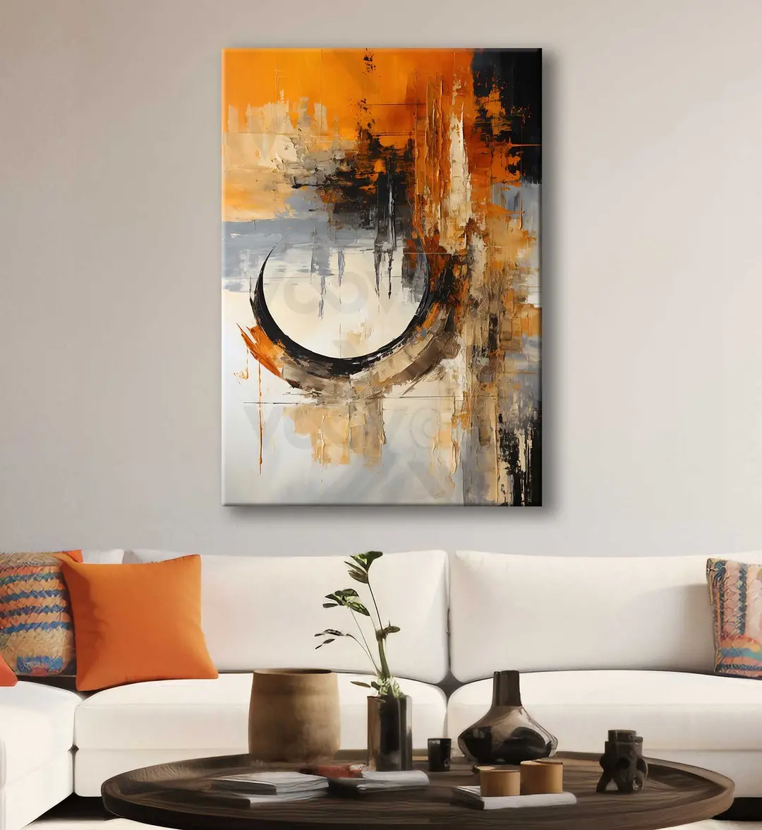 Soyut Modern Dekoratif Kanvas Tablo - VOOV3008 2