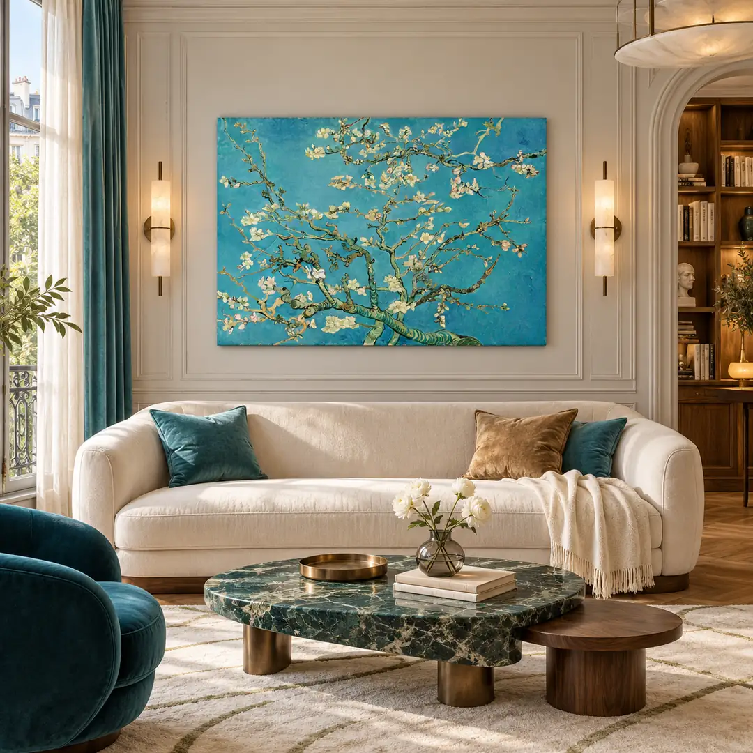 Van Gogh Badem Çiçekleri Kanvas Tablo