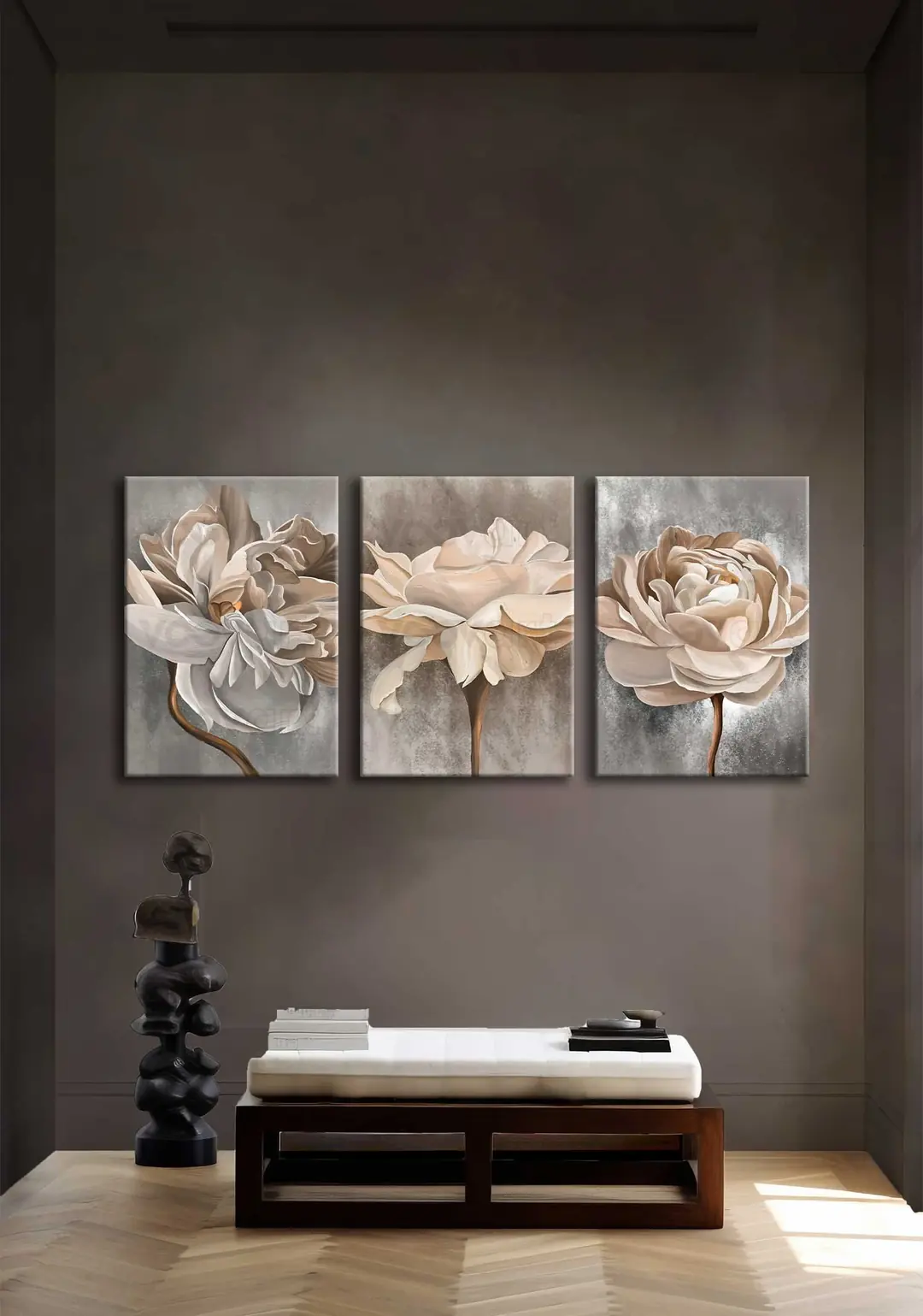 Kanvas Duvar Tablosu 3'lü Canvas Tablo Seti - VOOV4218 2