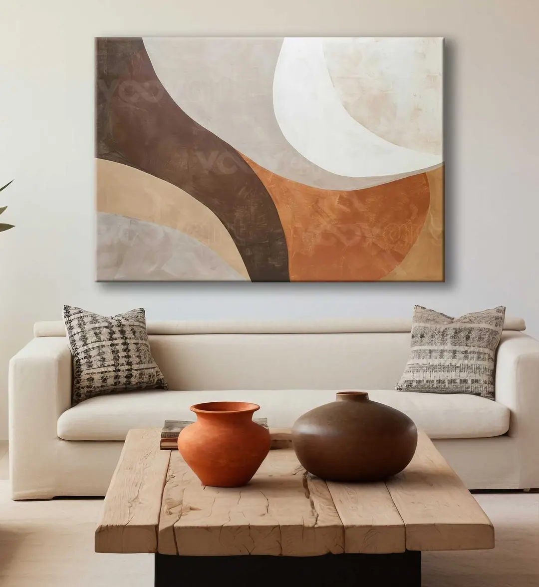 Soyut Modern Dekoratif Kanvas Tablo - VOOV2834 2