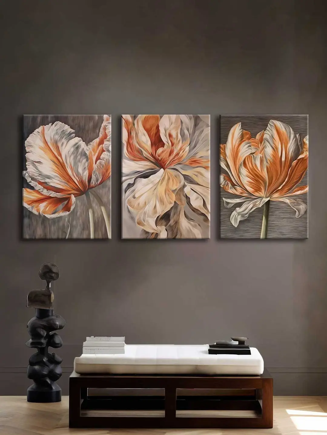 Kanvas Duvar Tablosu 3'lü Canvas Tablo Seti - VOOV4224 3
