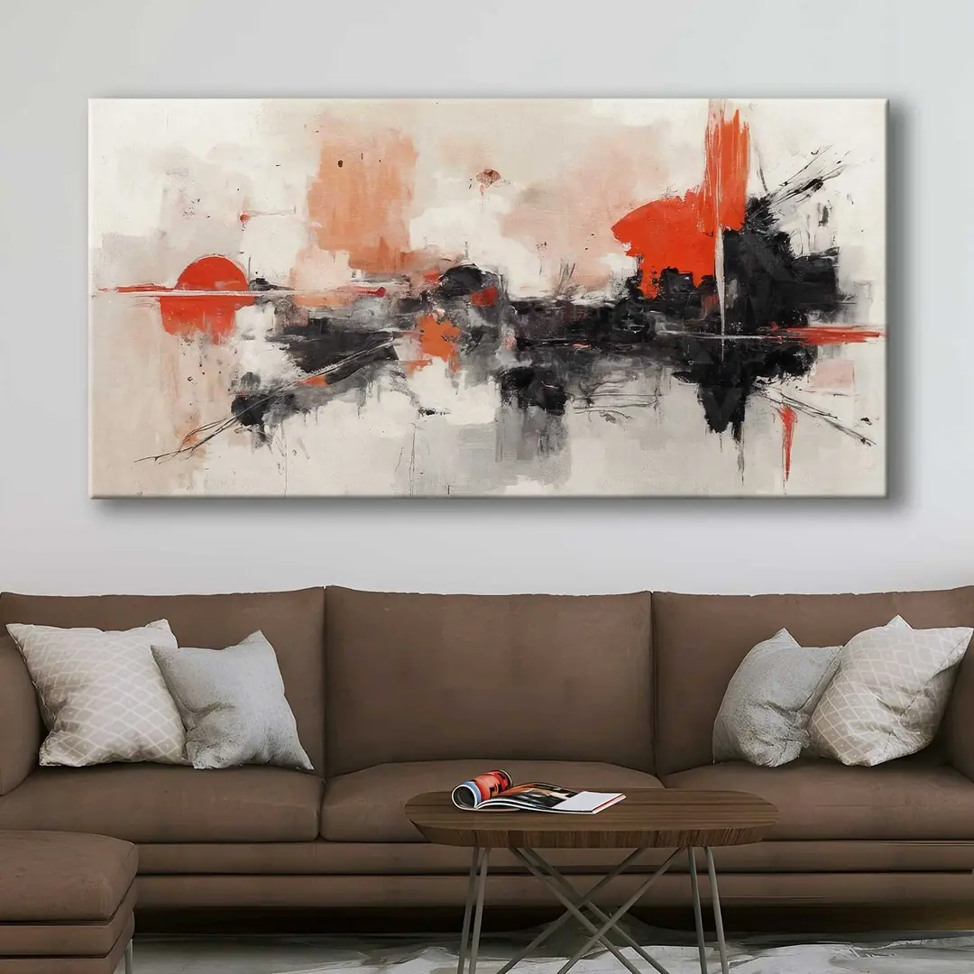 Soyut Modern Dekoratif Kanvas Tablo - VOOV3107 1