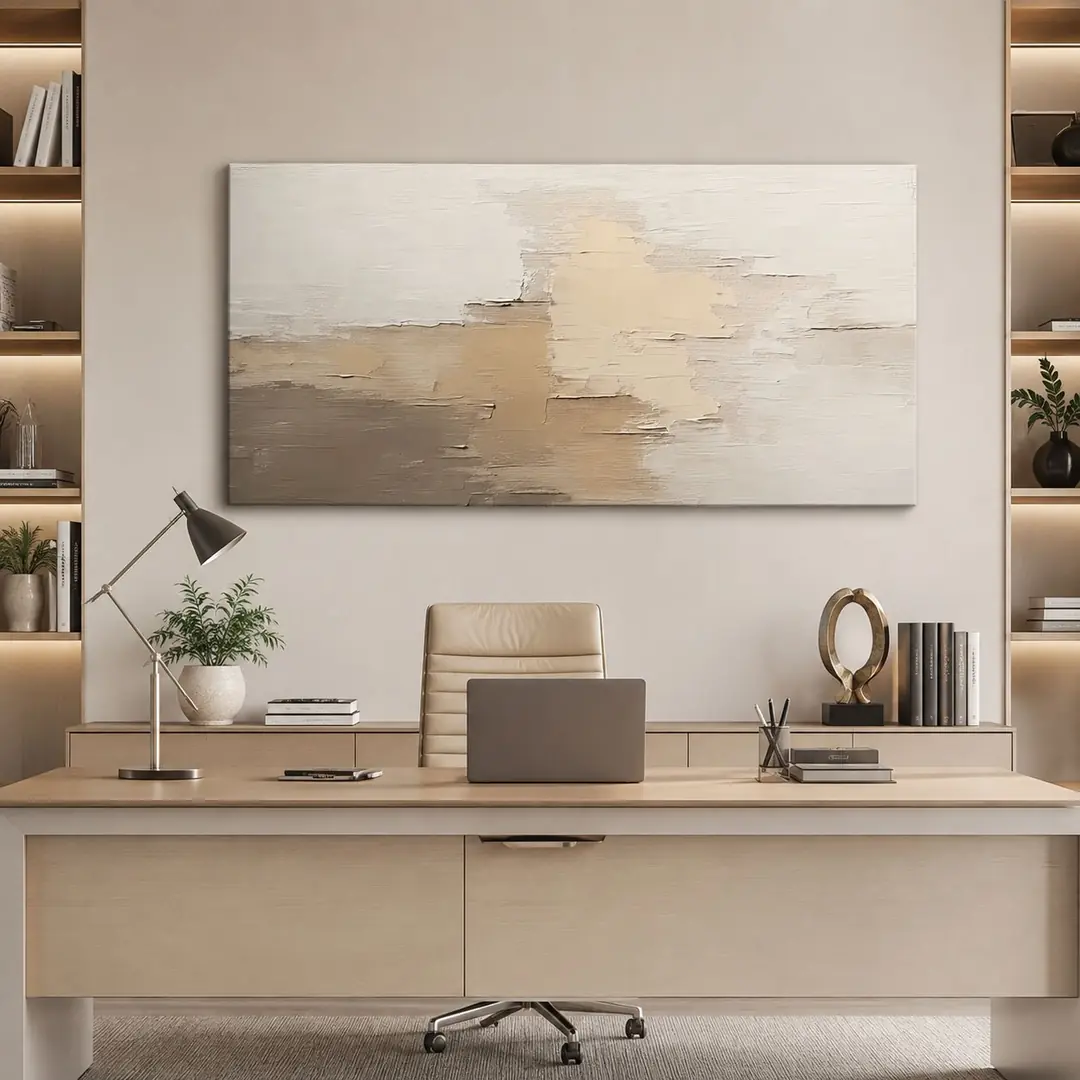 Soft Soyut Dekoratif Kanvas Tablo - VOOV2784 4