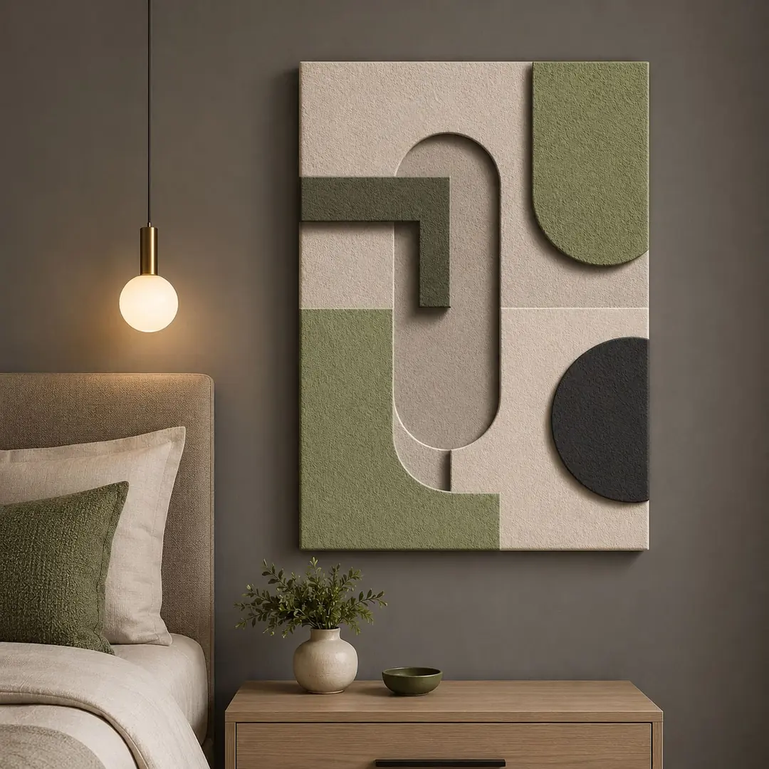 Modern Geometrik Dekoratif Kanvas Tablo - VOOV3392 2