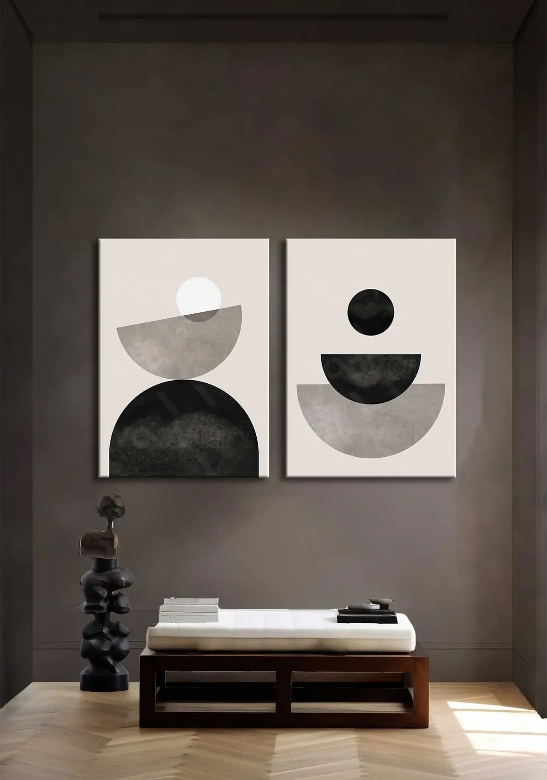 Kanvas Duvar Tablosu 2'li Canvas Tablo Seti - VOOV4232 2