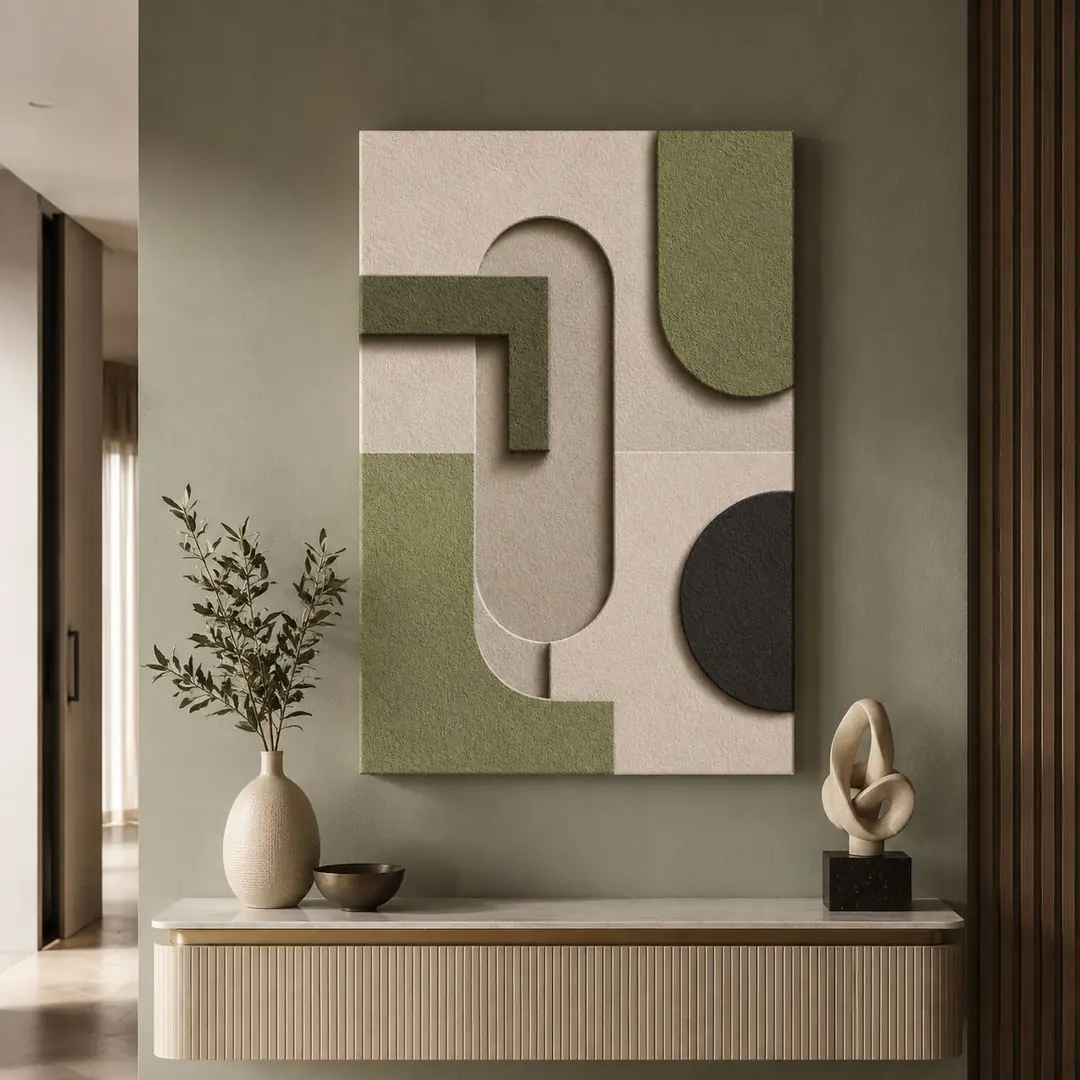 Modern Geometrik Dekoratif Kanvas Tablo - VOOV3392 5