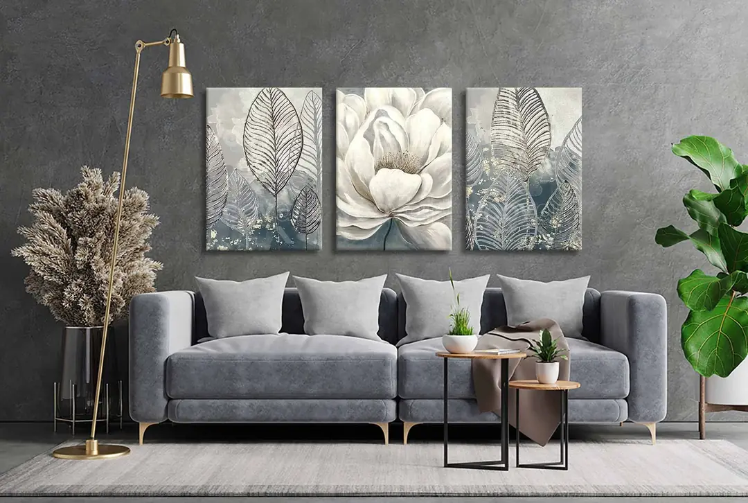 Kanvas Duvar Tablosu 3'lü Canvas Tablo Seti - VOOV4184 3