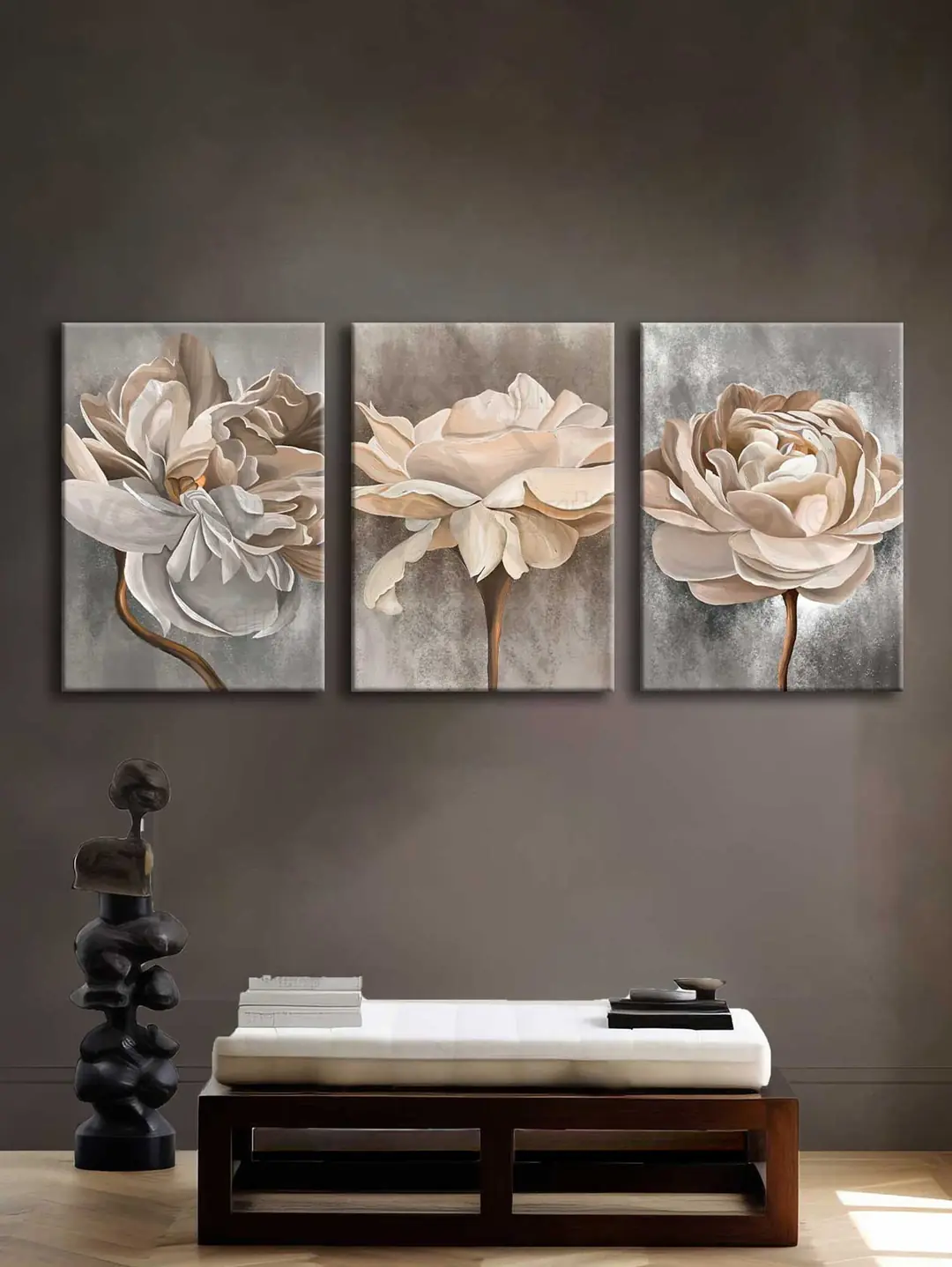 Kanvas Duvar Tablosu 3'lü Canvas Tablo Seti - VOOV4218 3