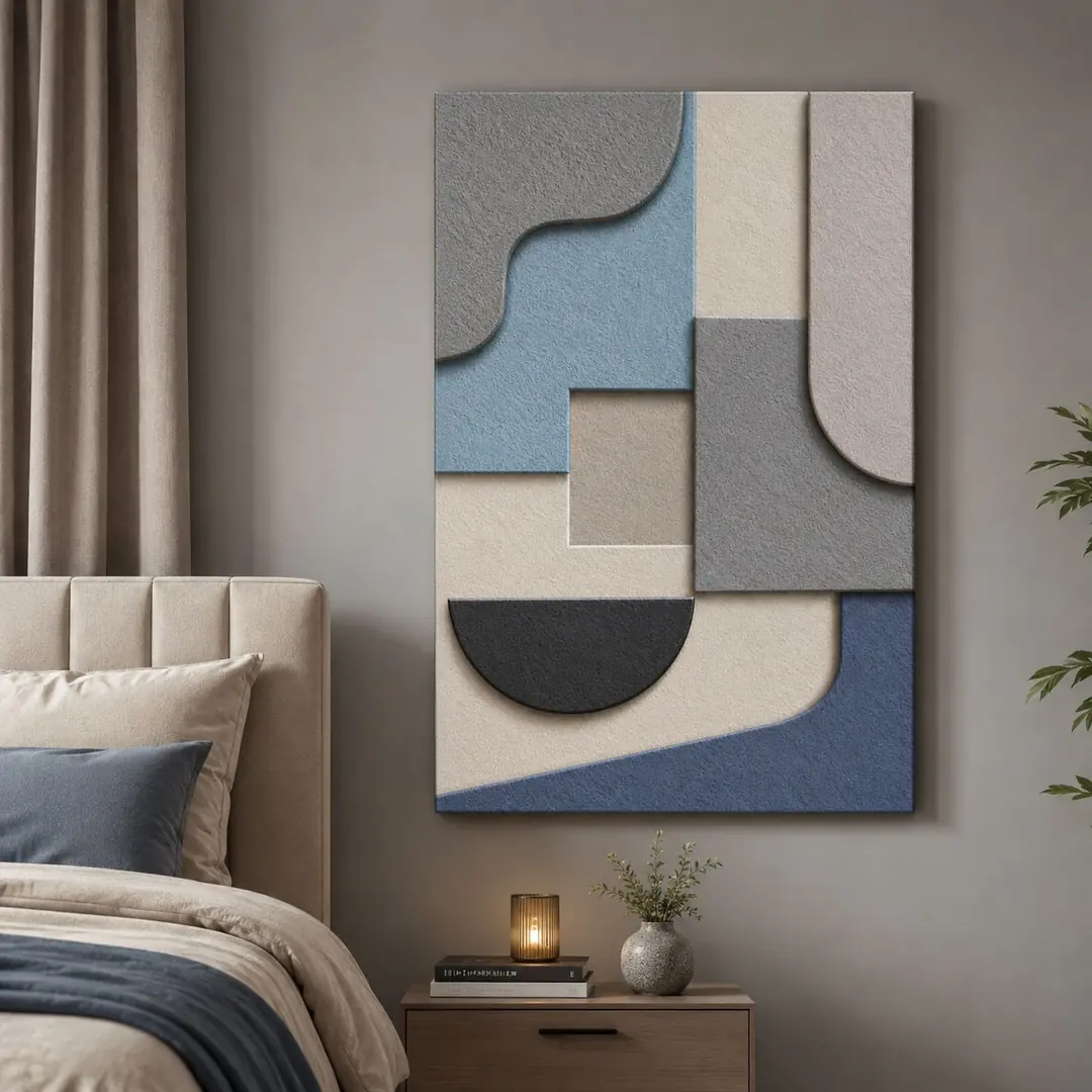Modern Geometrik Dekoratif Kanvas Tablo - VOOV3391 2