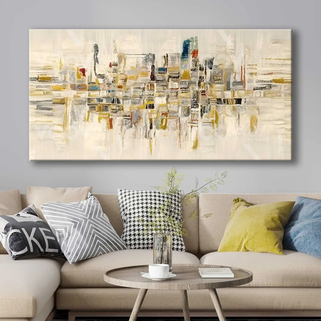 Soyut Modern Dekoratif Kanvas Tablo - VOOV2845 1