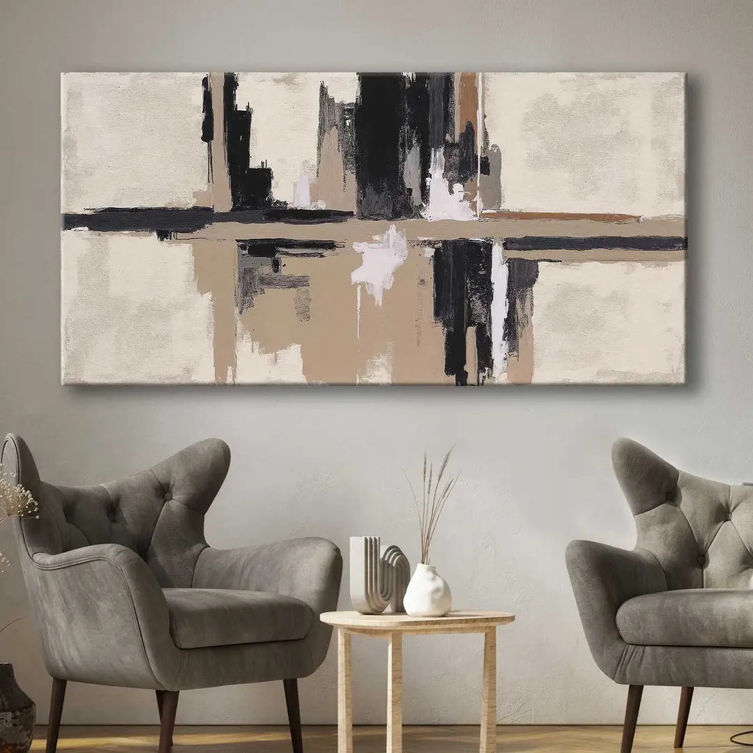 Soyut Modern Dekoratif Kanvas Tablo - VOOV3141 1
