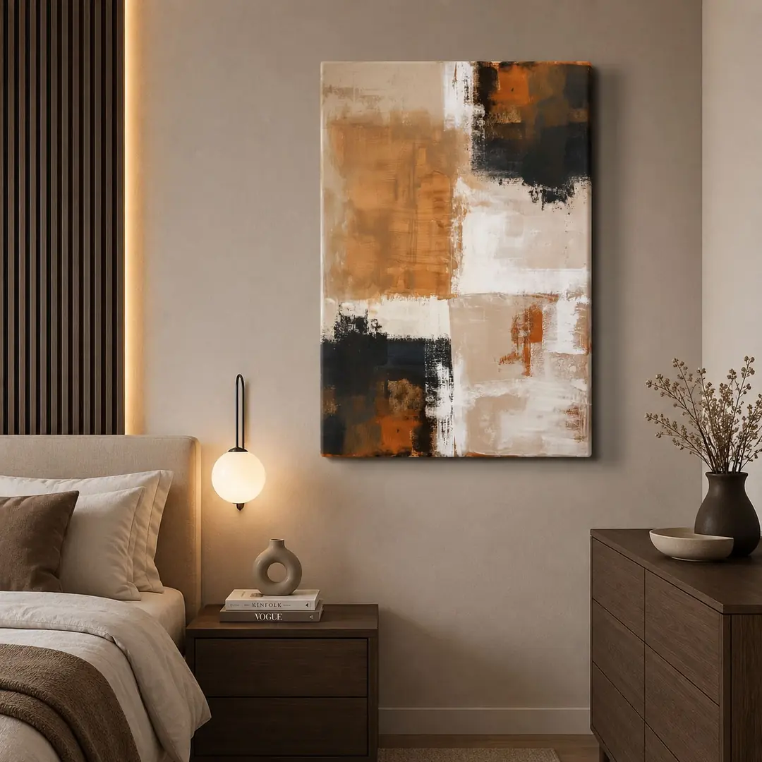 Modern Soyut Dekoratif Kanvas Tablo - VOOV2526 3