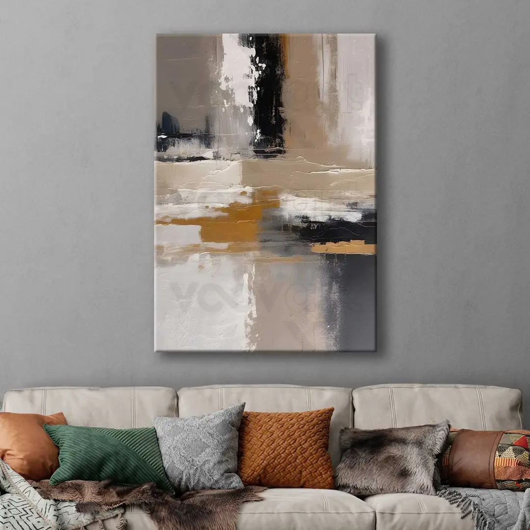 Soyut Modern Dekoratif Kanvas Tablo - VOOV3004 1