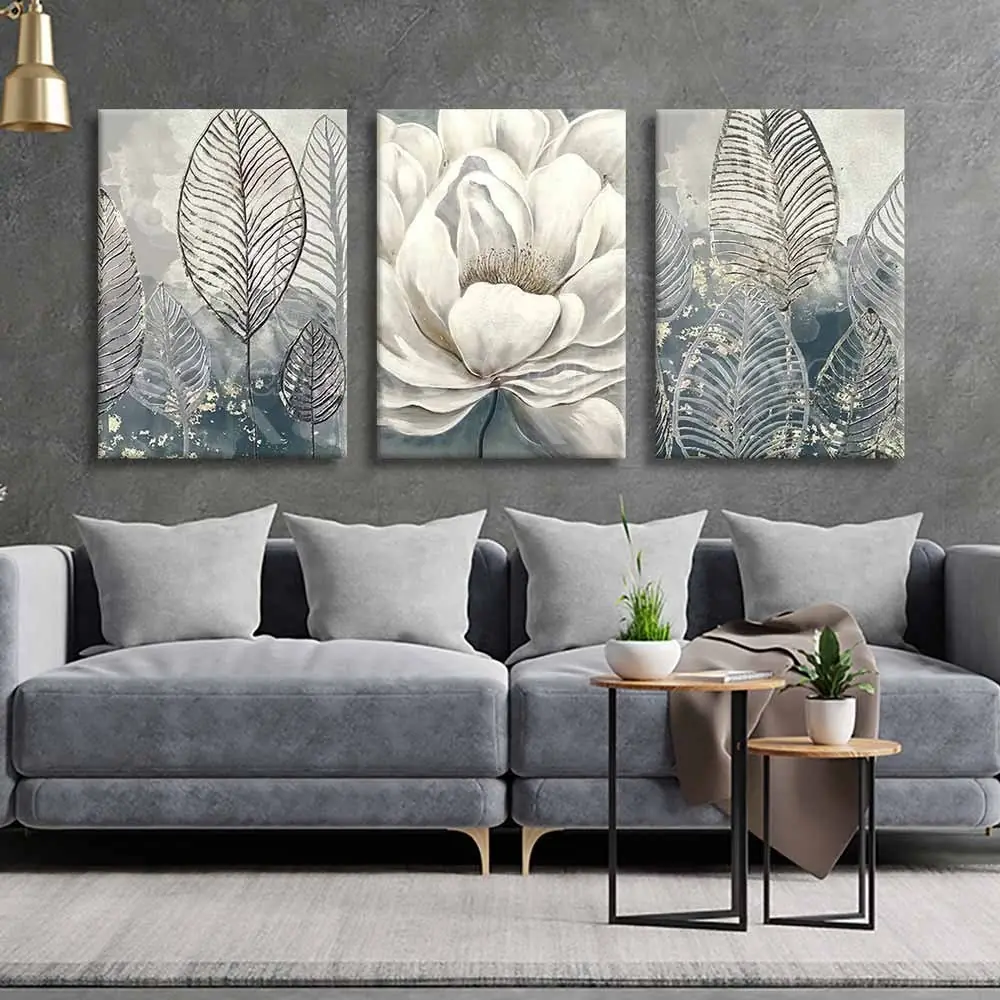 Kanvas Duvar Tablosu 3'lü Canvas Tablo Seti - VOOV4184 1