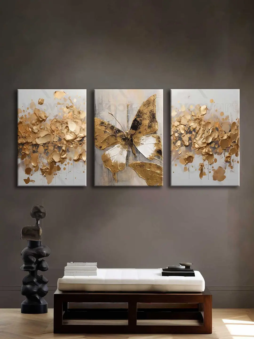 Kanvas Duvar Tablosu 3'lü Canvas Tablo Seti - VOOV4221 3