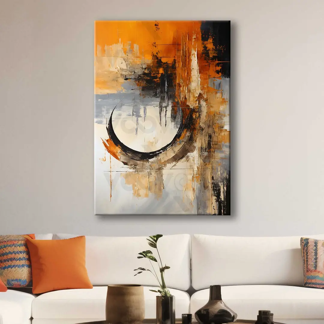 Soyut Modern Dekoratif Kanvas Tablo - VOOV3008 1