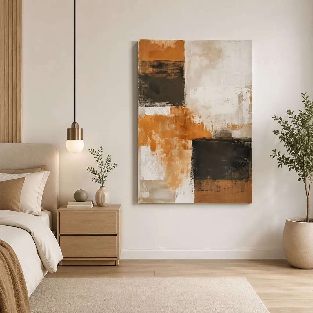 Modern Soyut Dekoratif Kanvas Tablo - VOOV1404 1
