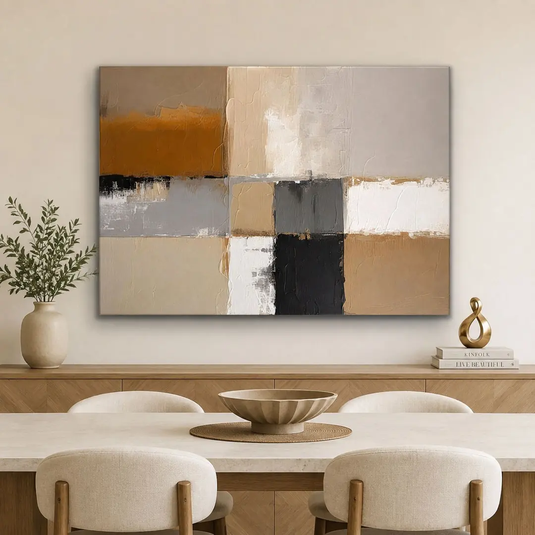 Abstract Art Dekoratif Kanvas Tablo - VOOV2549 3