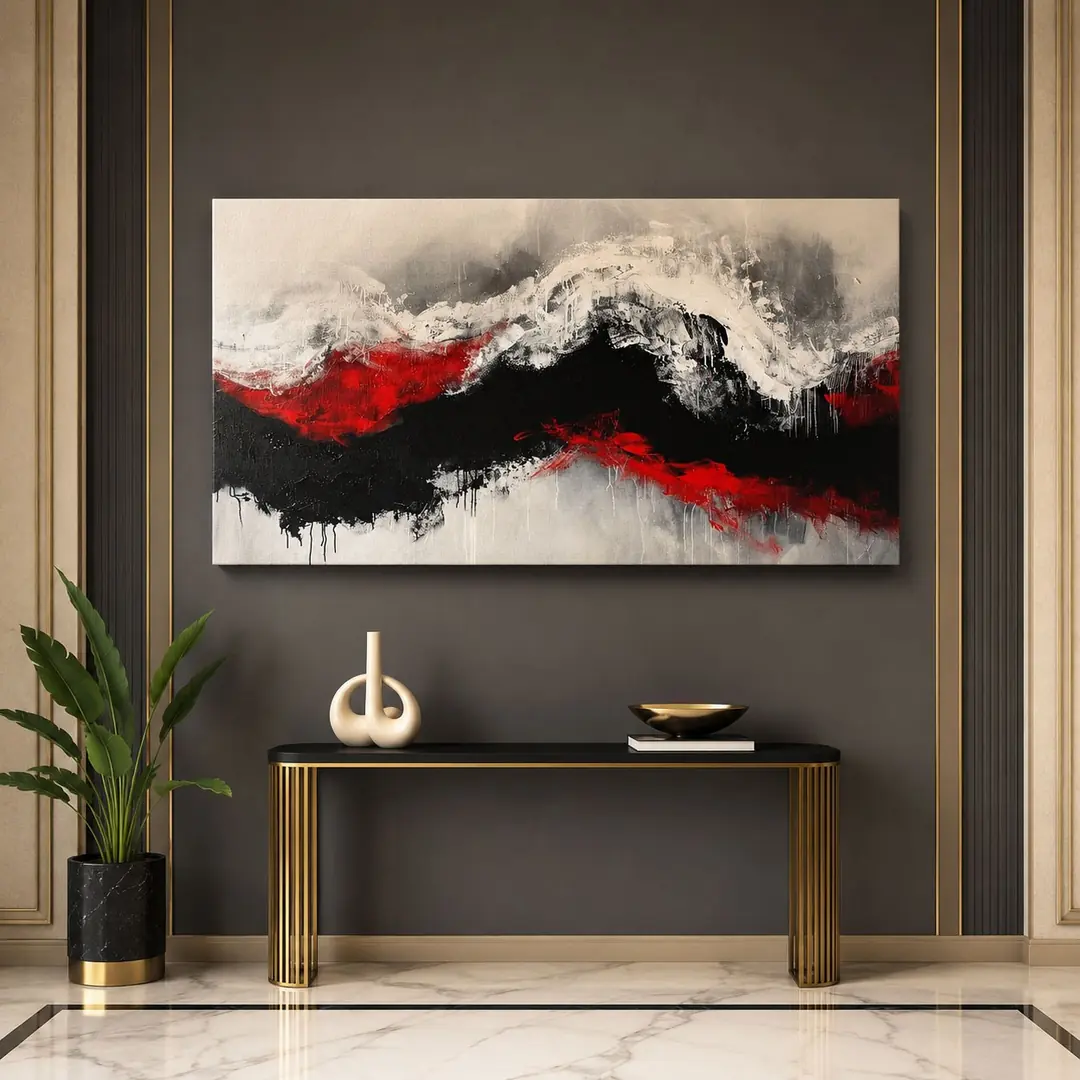 Abstract Art Dekoratif Kanvas Tablo - VOOV3504 1