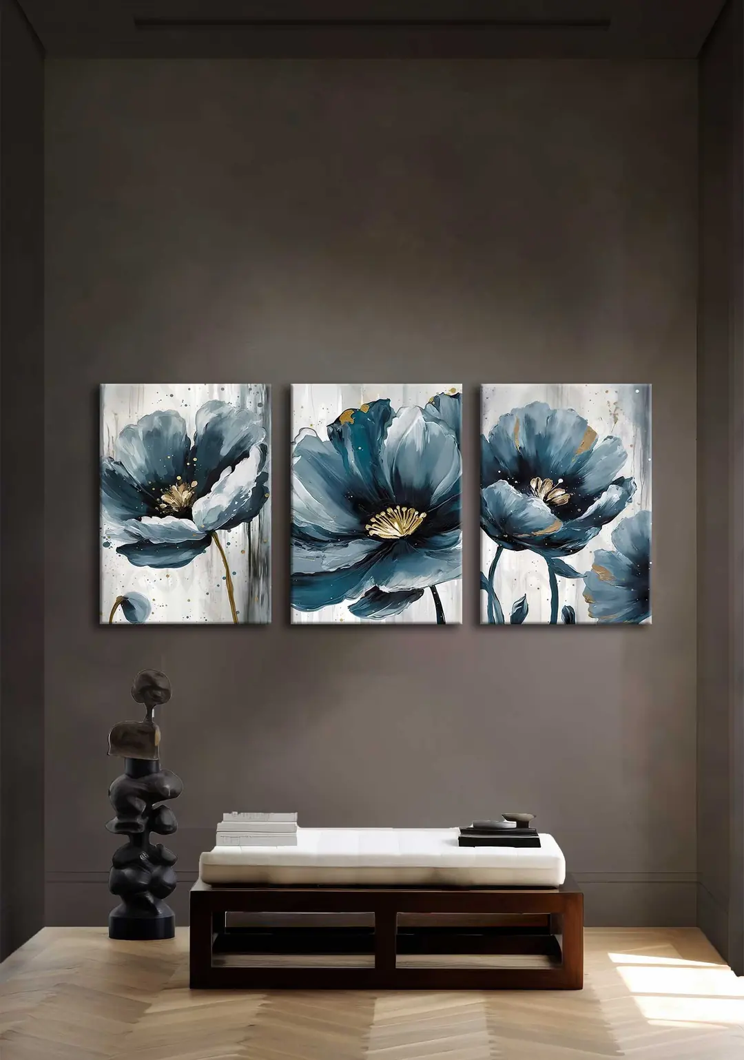 Kanvas Duvar Tablosu 3'lü Canvas Tablo Seti - VOOV4220 2