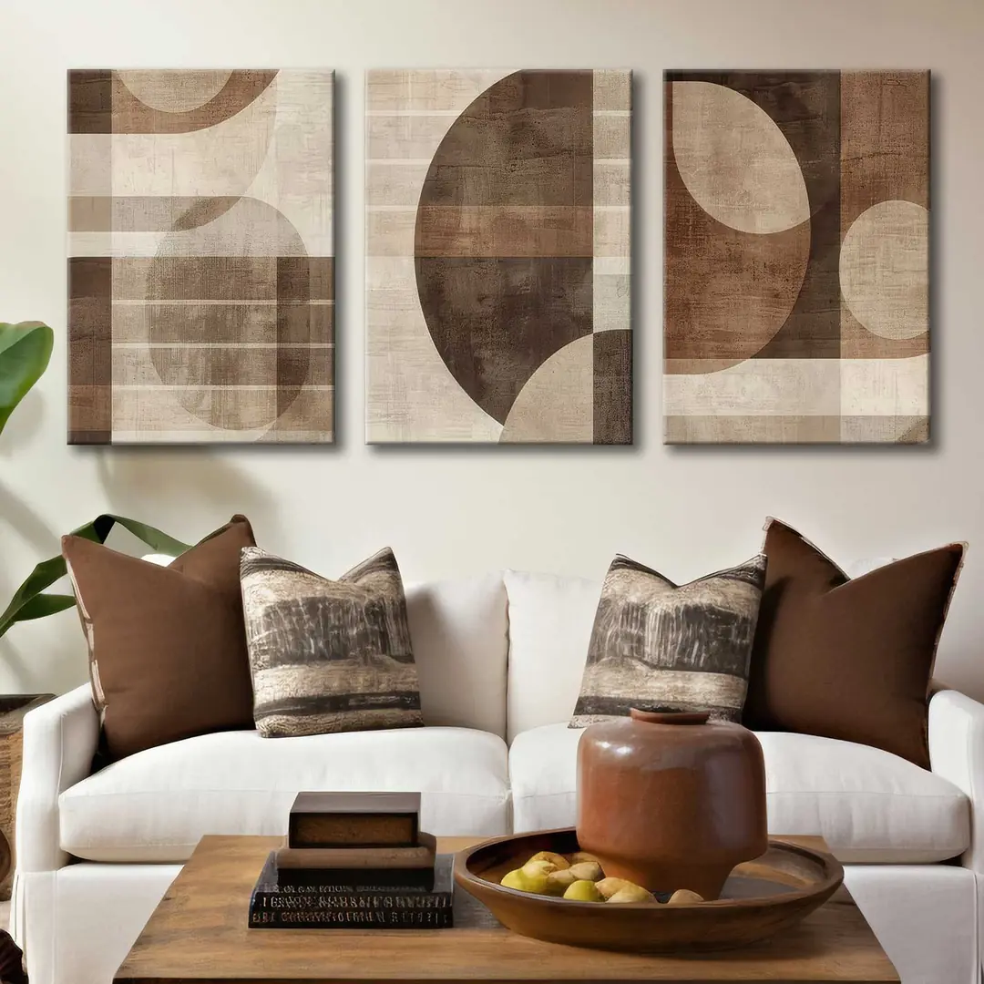 Kanvas Modern Duvar Tablosu 3'lü Canvas Tablo Seti - VOOV4315 1