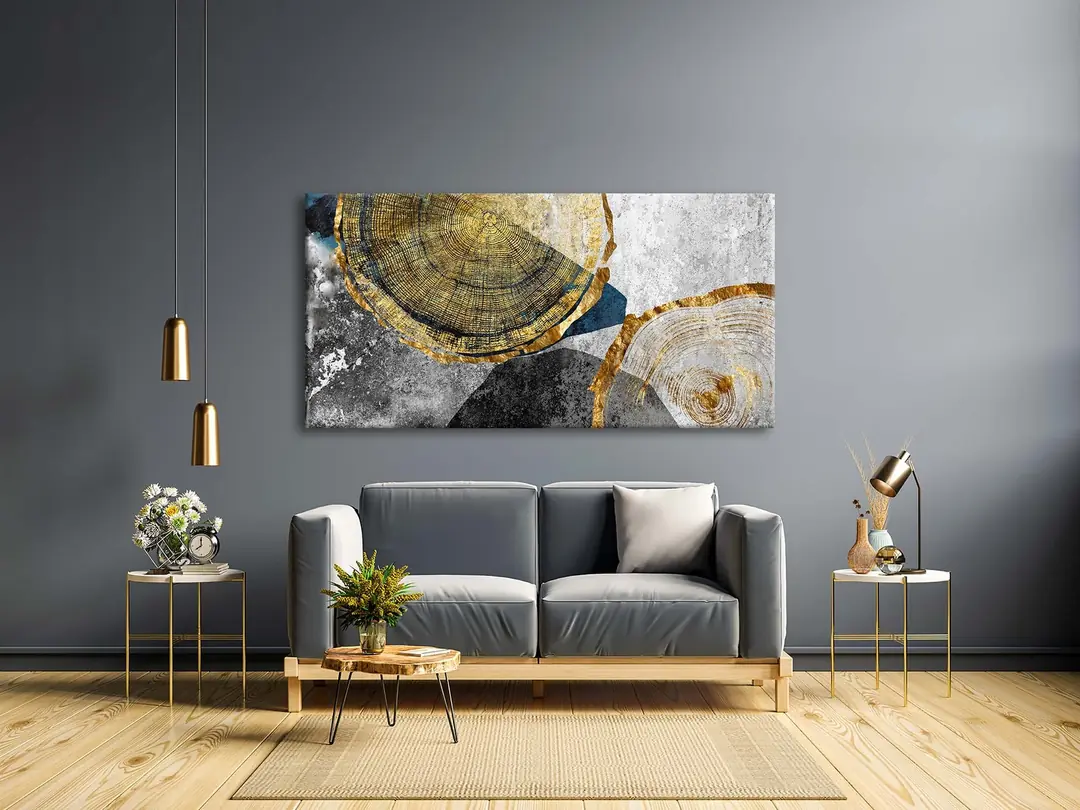 Soyut Dekoratif Kanvas Tablo - VOOV2154 2