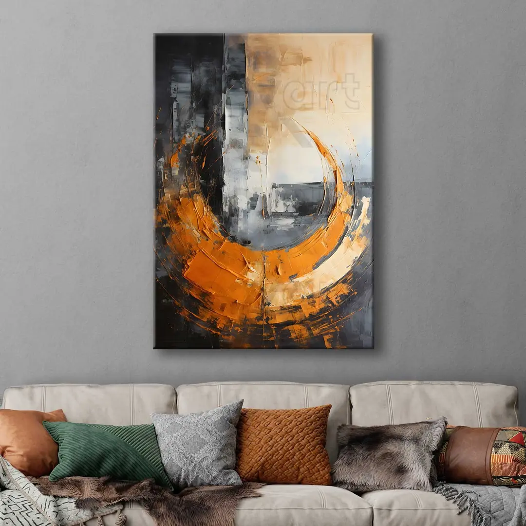 Soyut Modern Dekoratif Kanvas Tablo - VOOV3007 1