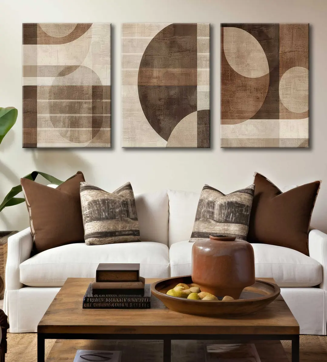Kanvas Modern Duvar Tablosu 3'lü Canvas Tablo Seti - VOOV4315 2