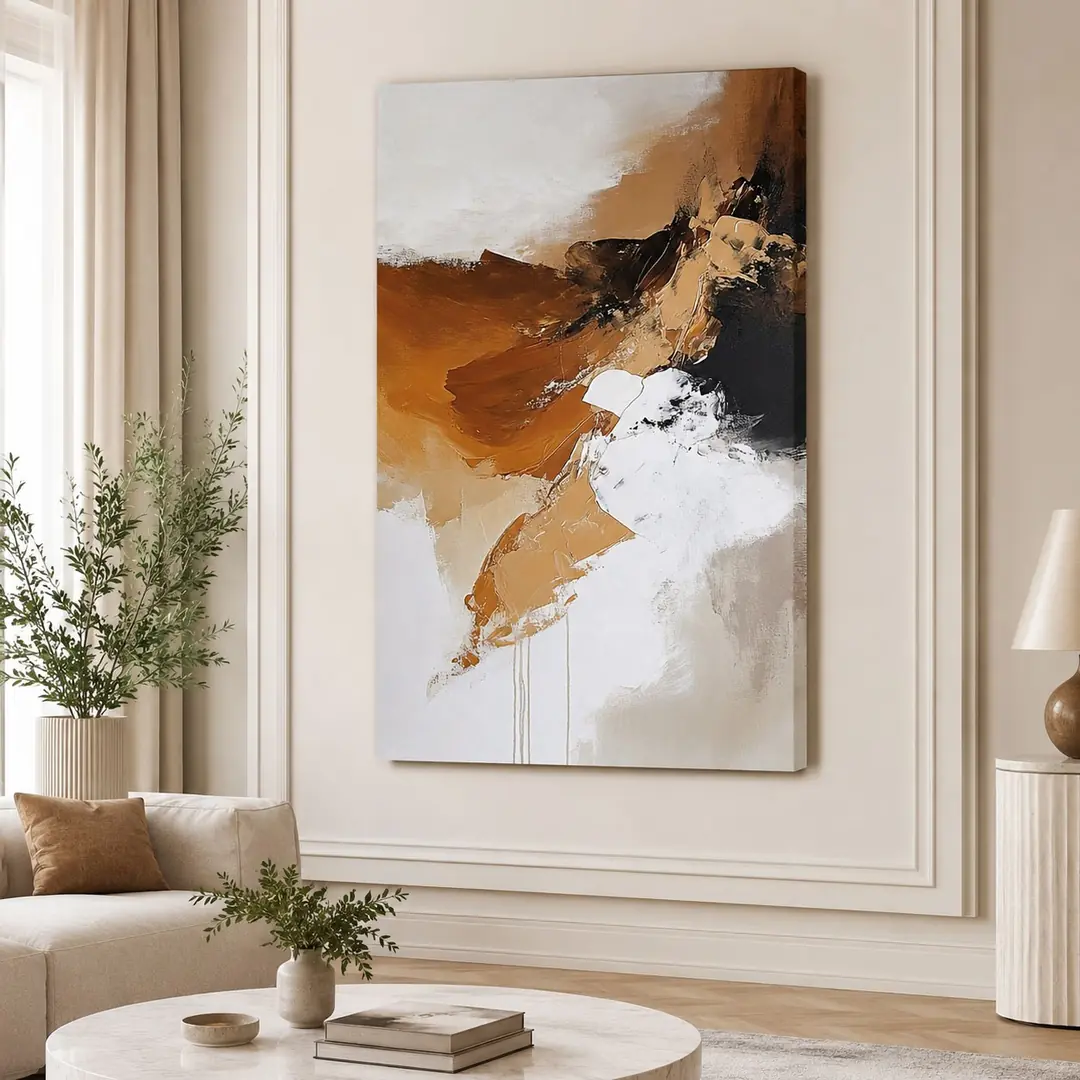 Modern Soyut Dekoratif Kanvas Tablo - VOOV2799 2