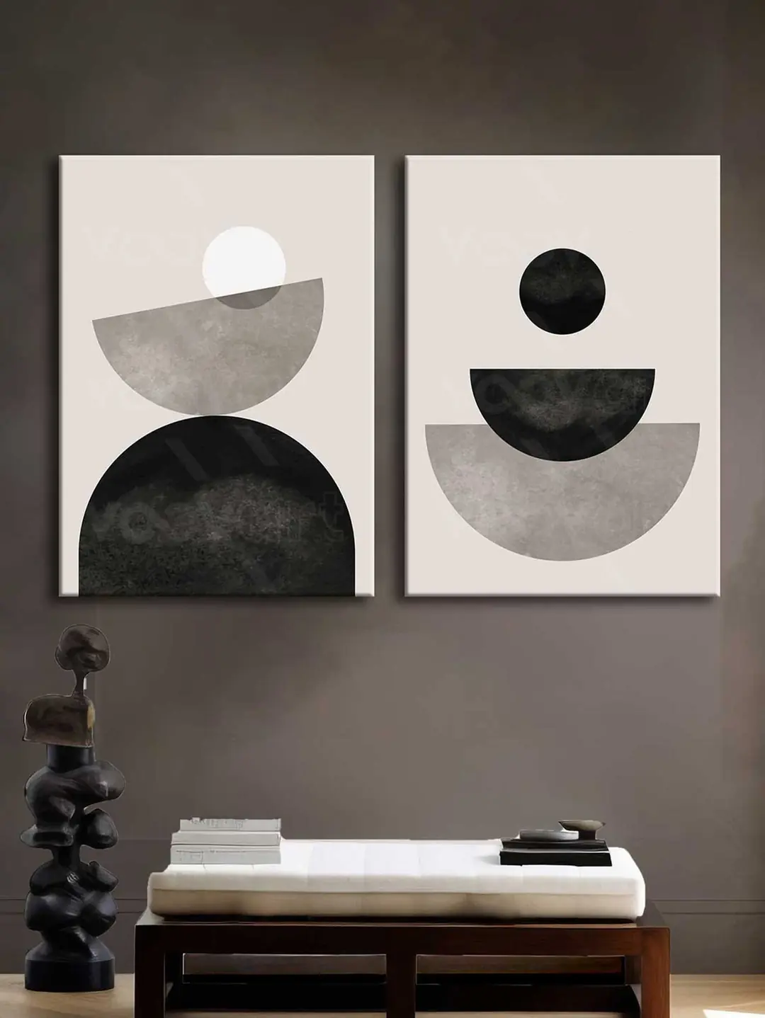 Kanvas Duvar Tablosu 2'li Canvas Tablo Seti - VOOV4232 3