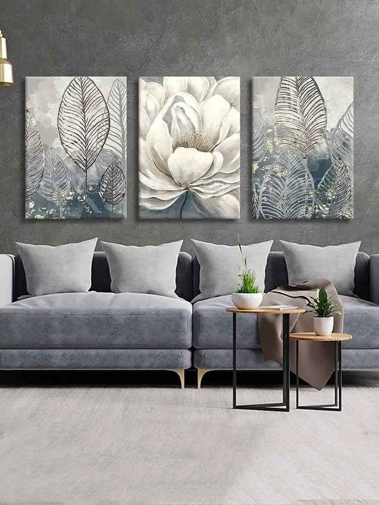 Kanvas Duvar Tablosu 3'lü Canvas Tablo Seti - VOOV4184 4