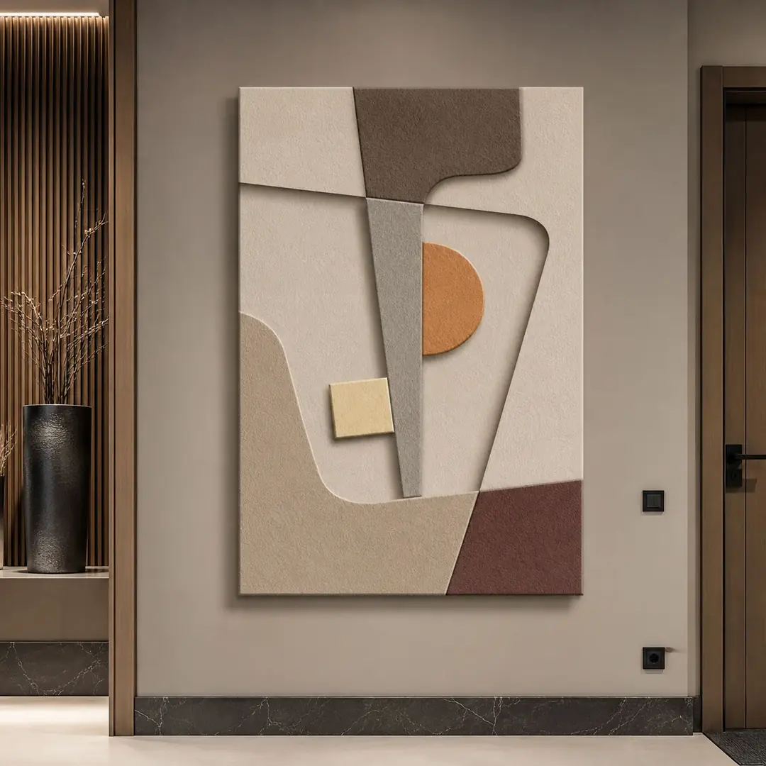 Modern Geometrik Dekoratif Kanvas Tablo - VOOV3390 1