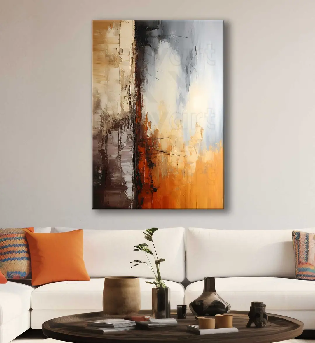 Soyut Modern Dekoratif Kanvas Tablo - VOOV3010 2