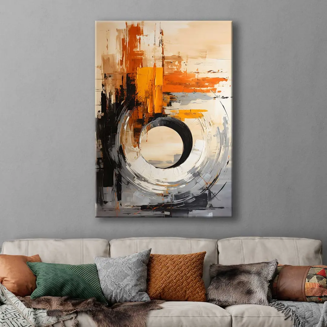 Soyut Modern Dekoratif Kanvas Tablo - VOOV3011 1