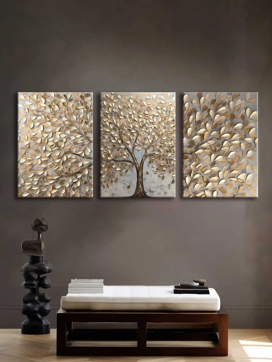 Kanvas Duvar Tablosu 3'lü Canvas Tablo Seti - VOOV4217 3