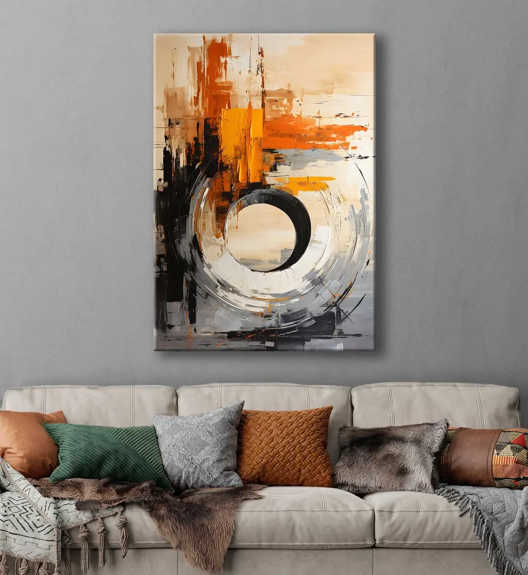 Soyut Modern Dekoratif Kanvas Tablo - VOOV3011 2