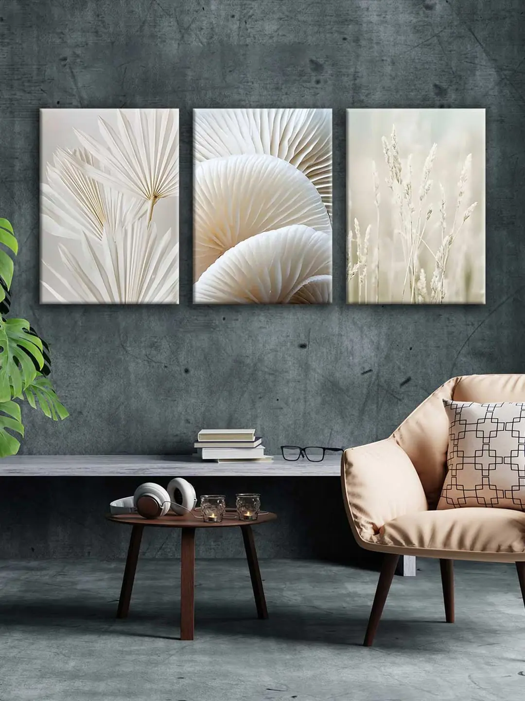 Kanvas Duvar Tablosu 3'lü Canvas Tablo Seti - VOOV4143 3