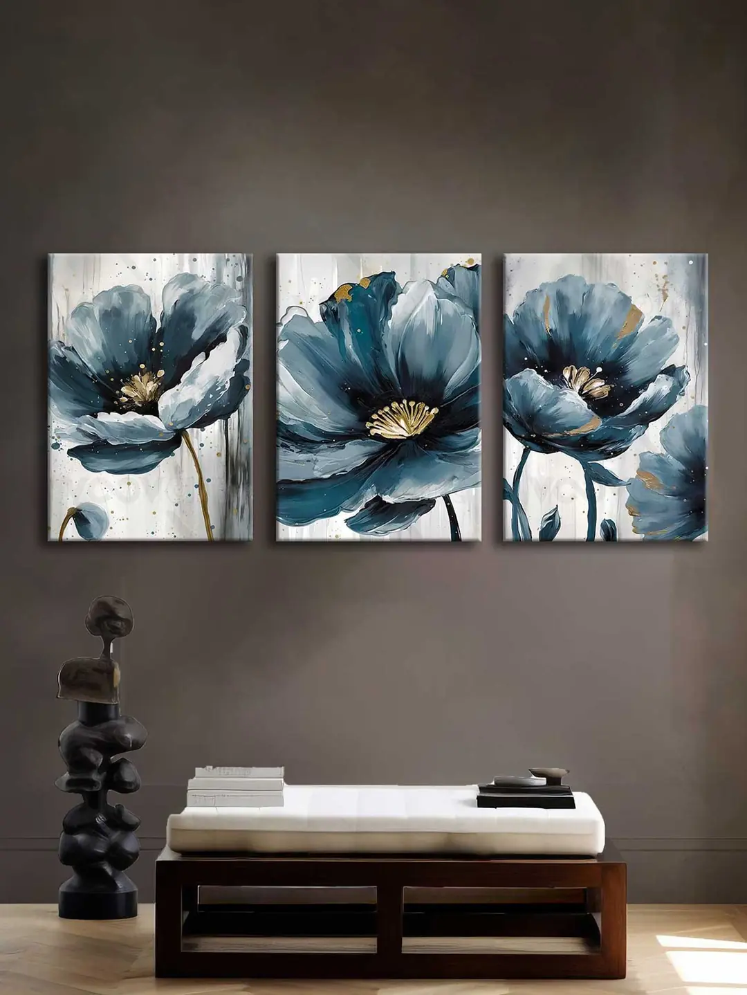 Kanvas Duvar Tablosu 3'lü Canvas Tablo Seti - VOOV4220 3