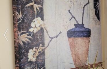 Nostalji Saksı ve Çiçekler Dekoratif Kanvas Tablo - VOOV1635 photo review