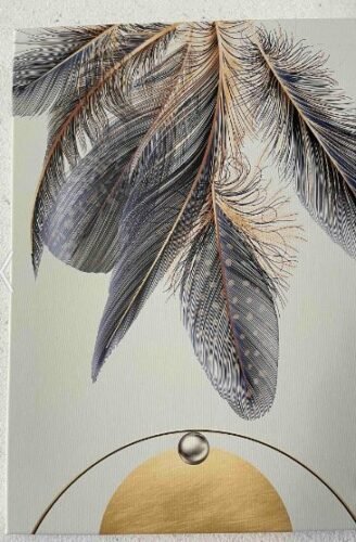 Muhteşem Kuş Tüyleri Dekoratif Kanvas Tablo - VOOV1288 photo review