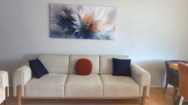 Muhteşem Soyut Çiçek Dekoratif Kanvas Tablo - VOOV2420