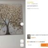 Abstract Art Tree Dekoratif Kanvas Tablo - VOOV2506