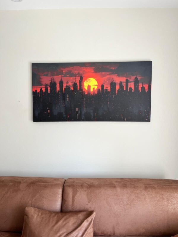 Fantastik Gün Batımı Dekoratif Kanvas Tablo -VOOV2727