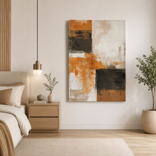 Modern Soyut Dekoratif Kanvas Tablo - VOOV1404