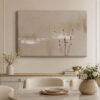 Abstract Beige Art Dekoratif Kanvas Tablo - VOOV2026