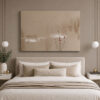 Abstract Beige Art Dekoratif Kanvas Tablo - VOOV2026