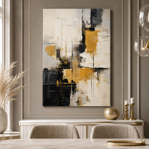 Abstract Art Dekoratif Kanvas Tablo - VOOV2239