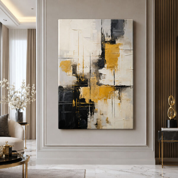 Abstract Art Dekoratif Kanvas Tablo - VOOV2239